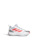 adidas Mixte Enfant Cross Em Up Select Mid Trainers Kids Chaussures de Basket-Ball, FTWR White/Halo Blue/Lucid Red, 33.5 EU