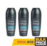 Dove Men Care Clean Comfort Roll-on Deodorant Non-Irritant 50ml 3, 6 Pack