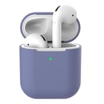 Apple Airpods silikonfodral till laddningsetui - Lila Lila