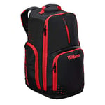 Wilson Unisex-Adult Evolution Backpack Basketball, Black/Red, Uni