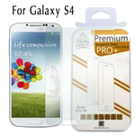 Galaxy S4 Genuine Premium Gorilla Tempered Glass 9H Shield LCD Screen Protector