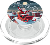 Up On The Rooftop Christmas Carol PopSockets PopGrip for MagSafe