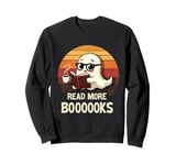 Cute Ghost Book Read More Books Funny Teachers Halloween Sweatshirt