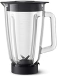 Philips Domestic Appliances Bol de blender. 1,5 litre Bol en verre. Technologie ProBlend. Compatible lave-vaisselle. Transparent. (HR0721/00)