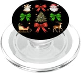 Christmas Cheer Angel Santa Tree Sleigh PopSockets PopGrip for MagSafe