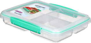 Sistema 1007709 To Go Multi Split Food Storage Container, 820 ml Assorted