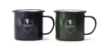 Orrefors Hunting MORBERG Metallmugg 45 cl: Svart