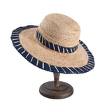 YuanBo WU 2019 Chapeau De Soleil Lafite Loisir Large Chapeau De Plage Chapeau Crochet À La Main Crochet Grand Chapeau De Paille Dôme Chapeau De Soleil Plage Vacances Chapeau De Soleil