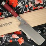 Japanilainen vihannesveitsi Nakiri Mcusta Zanmai Ultimate Unkai ZUU-1108D 16.5cm