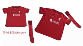 Nike Liverpool FC 2022/23 Home Kit Children Size XL / 7-8 Years / DJ7896 - 609