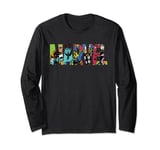 Marvel Logo Avengers Pop Art Long Sleeve T-Shirt