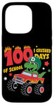 Coque pour iPhone 14 Pro T-Rex Monster Truck 100ème jour d'école