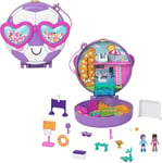 Polly Pocket Coffret Match de Football, thème Sport, avec Mini-Figurines Bella et Son Amie, 5 Surprises, 12 Accessoires, Jouet pour Enfant, HCG14