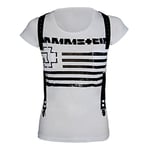 Rammstein, T-Shirt pour Femmes Suspender, XL, Produit Officiel du Groupe