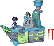 Pyjamasques Bateau Pirate De L'air, Jouet Préscolaire, Coffret De Véhicule Avec 2 Figurines Articulées, Pour Enfants Dès 3 Ans