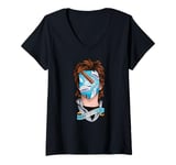 Womens Stranger Things Steve Harrington Babysitter Tattoo V-Neck T-Shirt