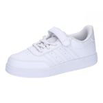 adidas BREAKNET 2.0 Shoes Children Tennis, Cloud White/Cloud White/Cloud White, 2.5 UK