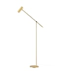 Globen Lighting Hubble Read floor lamp Brushed brass