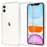 Mobique iPhone 11 Crystal Hybrid-skal, Genomskinlig