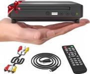 HDMI DVD Player for TV Mini 1080P HD DVD Cd/Disc Player with HDMI/AV Output