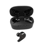 TWS Bluetooth 5.0 écouteur True Wireless Dual Mic Antibruit Touch Control écouteurs Casque étanche avec boitier de charge, Noir