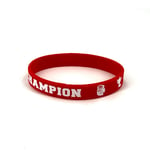 2 st hockey handledsskydd sport klassiskt silikonarmband Red