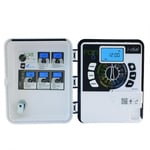 RAIN I-DIAL 4 ZONE IRRIGATION CONTROLLER, 24VAC OUTDOOR, OUTDOOR. RAI 200.408341