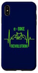 iPhone XS Max eBike Revolution Bicycle Electric Heartbeat Funny EKG Pulse Case