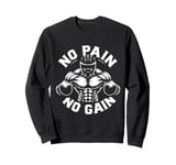 No Pain No Gain T No Pain No Gain Sign No Pain No Gain Meme Sweatshirt