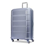 American Tourister Stratum 2.0 Expandable Hardside Luggage with Spinner Wheels, Slate Blue, 28-Inch Checked-Large, Stratum 2.0 Expandable Hardside Luggage with Spinner Wheels