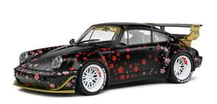 SOLIDO, PORSCHE 911 - RWB Body Kit Aoki 2021 Noir, échelle 1/18, SOL1807507