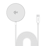 Samsung Galaxy S25 Qi2 Magnetisk Trådlös Laddare 15W, vit