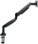 acco/kensington - ergonomics smartfit one-touch monitor arm - black