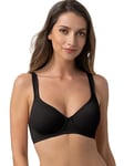 Dorina Femme Lindsay/Eco Soutien-Gorge À Couverture Totale, Noir, 95D EU