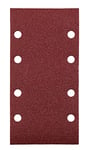 kwb Bande abrasive 80x133 mm en corindon supérieur avec grain 80, changement sans outil, encollage entièrement en résine synthétique et support papier renforcé, pour le ponçage du bois et du métal