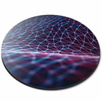 Round Mouse Mat - Cool Digital Landscape Tech Office Gift #2555