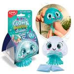 Zimpli Kids Glowy GelliFish Toy, 2 x Sachets of Slime, Mix it, Stretch it and watch Glowy Glow! Slime for Children, Birthday Gift for Kids, Must-Have Toy for Toddlers, Glow in the Dark, Light up Toy