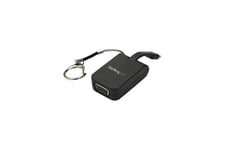StarTech.com Compact USB C to VGA Adapter, 1080p 60Hz USB Type-C to VGA Video Display Converter with Keychain Ring, Active USB-C DP Alt Mode to VGA Monitor Dongle, Thunderbolt 3 Compatible - USB-C Keychain Adapter (CDP2VGAFC) - videoadapter - VGA / USB