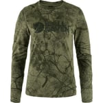 Fjällräven Womens Värmland Wool L/S (Grön (GREEN CAMO/626) X-large)