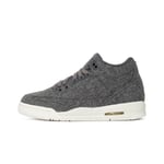 Nike Air Jordan 3 Retro Bg Wool Gråa 36