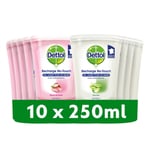 [Ref:3059948007357] DETTOL Lot de 10 Recharges No-Touch Savon Liquide Mains -