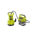 Ryobi - Pompe d'évacuation - RY18SPA-0 - 18V One+ - 4200 l/h - Sans batterie ni chargeur