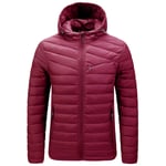 (M-Red3)Huomaa, että nimikkeemme alkavat värillä ja koolla. Jos tarvitset eri väriä tai kokoa, ilmoita haluamasi väri tai koko.2024 Miesten Solid Casual Jackets Hot Fashion Brand Outdoor Lämmin Tuulenpitävä Hupullinen Takit Laadukkaat talvitakit miehille