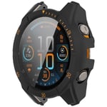 Garmin Fenix 8 Solar 51mm Heltäckande skal med inbyggt skärmskydd, svart