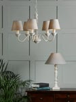 Laura Ashley Tate 5 Arm Ceiling Light, White