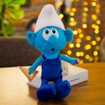 Cartoon Smurf Cat Plyschdocka Plyschleksak Härlig Mjuk Plyschkudde Kudde Plyschdocka för Barn Baby Tröstgåvor (FMY) C