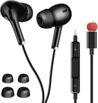 Ecouteurs Pour Iphone,Intra-Auriculaires Ecouteurs Filaires Stereo Pour Iphone 14 Avec Micro Et Contrôle Du Volume Compatible Avec Iphone 14 Pro Max/13/12/X/Xs/11/Se Supporte Tous Les Ios,Noir