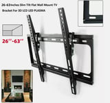 TV WALL BRACKET MOUNT TILT LCD LED PLASMA 26 30 32 40 42 50 UPTO 63 INCH SONY LG