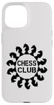 Coque pour iPhone 15 Échecs amusants, maître d'échecs, échiquier, pièces d'échecs et jeux