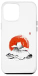 Coque pour iPhone 15 Pro Max Mont Fuji et Soleil Levant Japon